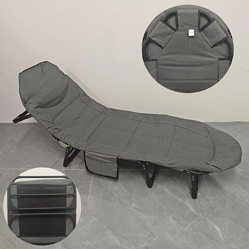 Comfortable and Breathable Folding Portable Bed  Ultimate Convenience for Office, Camping, and Outdoor Adventures