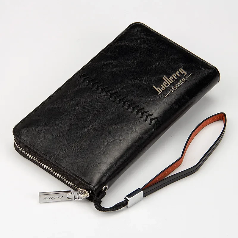 Mens Leather Clutch Wallet