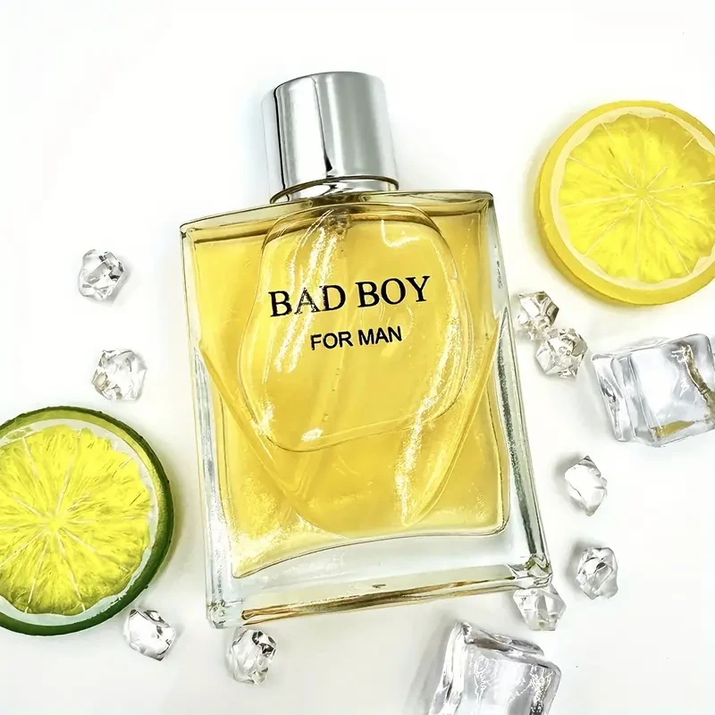 BAD BOY FOR MAN Eau De Parfum: Refreshing Citrus and Spicy Woody Scent for Men