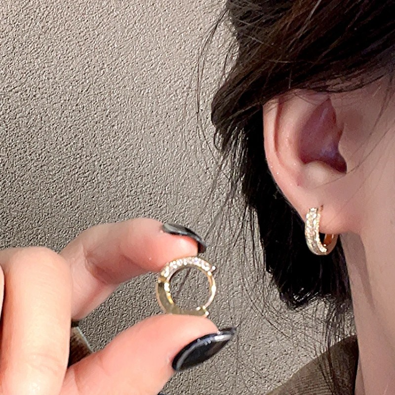 Fashion Stainless Steel Huggies Small Hoop Earrings for Women