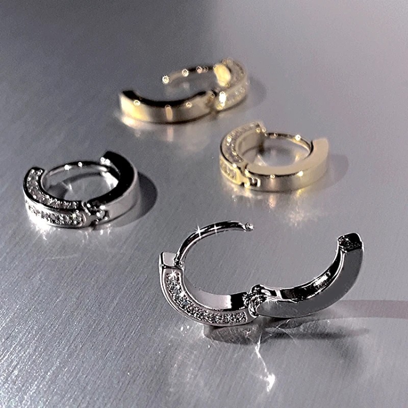 Fashion Stainless Steel Huggies Small Hoop Earrings for Women