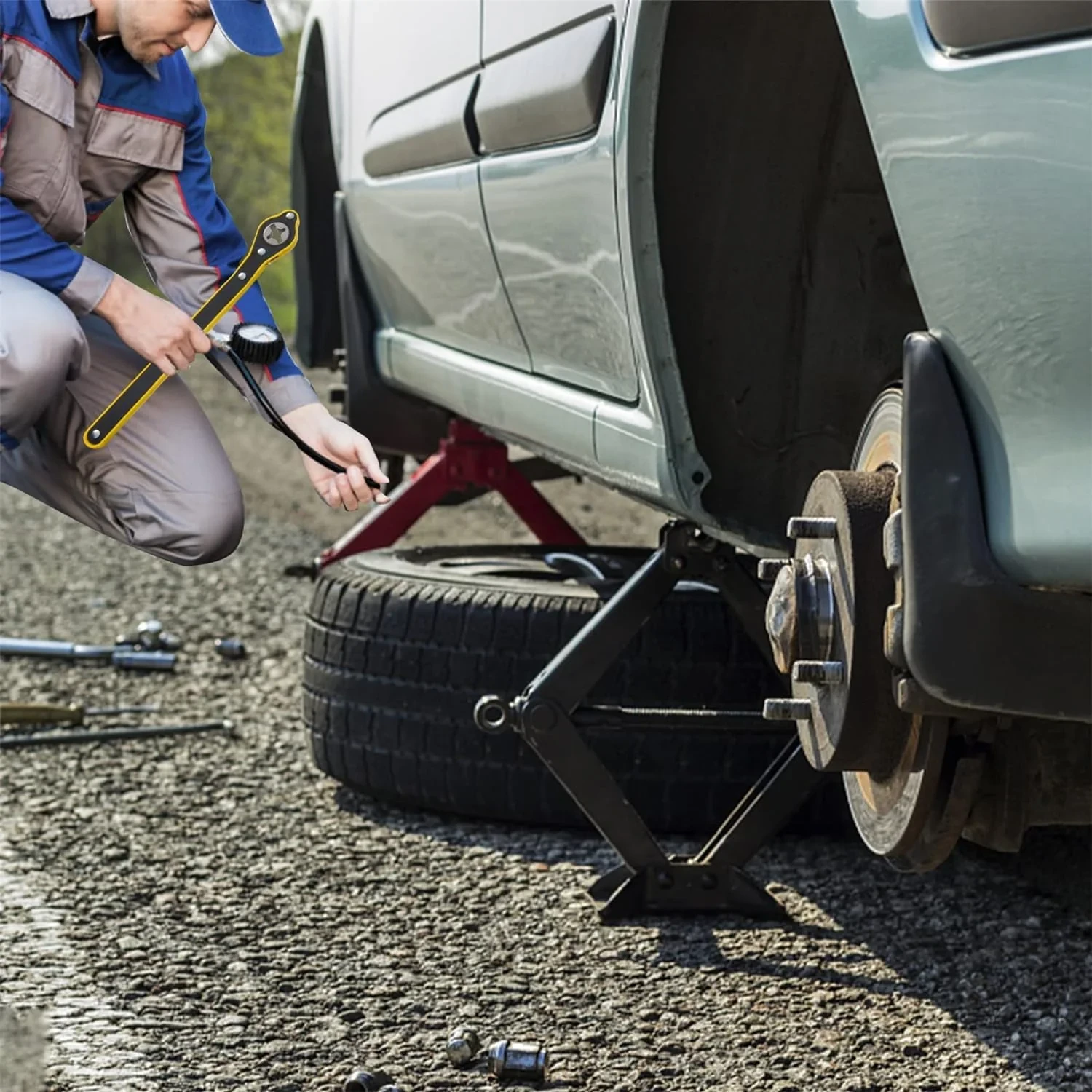 Car Jack Ratchet Wrench