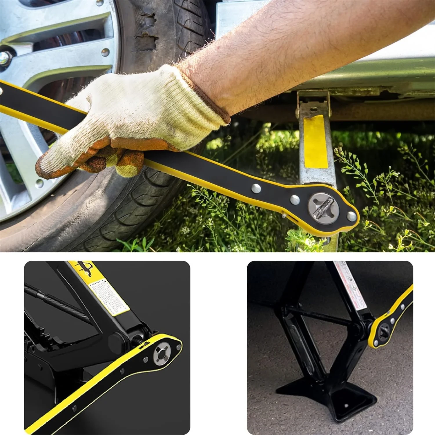 Car Jack Ratchet Wrench