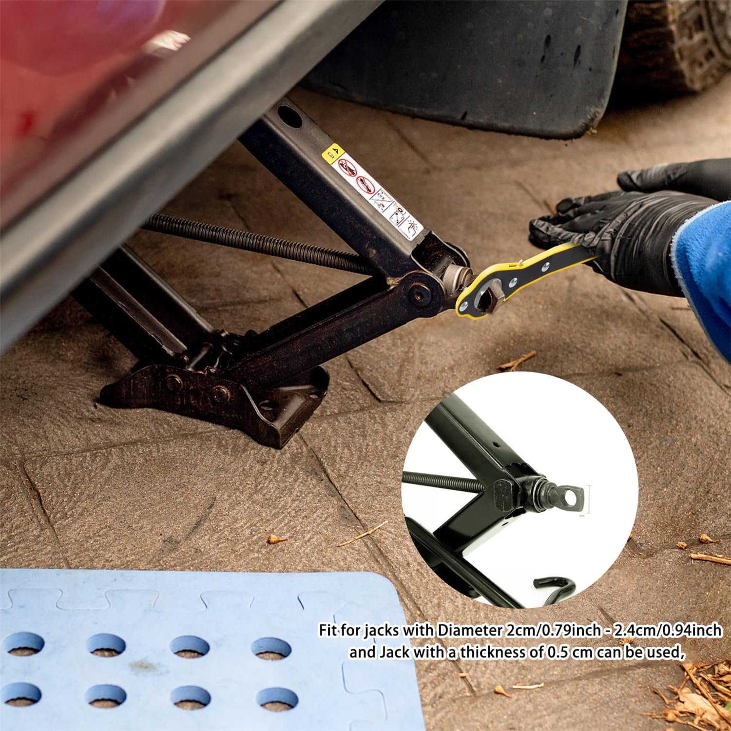 Car Jack Ratchet Wrench