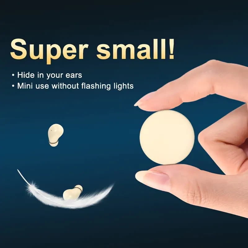 Ultra Mini TWS Wireless Earbuds - Compact In-Ear Comfort with Immersive Sound & Portable Charging Case