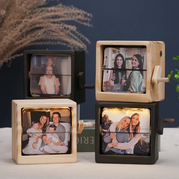 Flip Photo Box  Customizable Memory Album