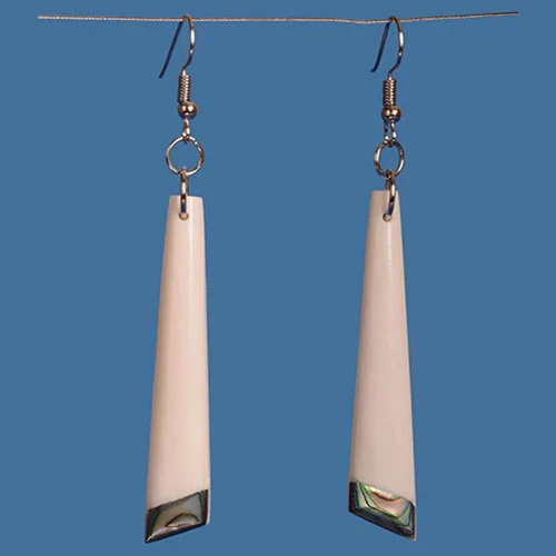 Bone Drop Earrings