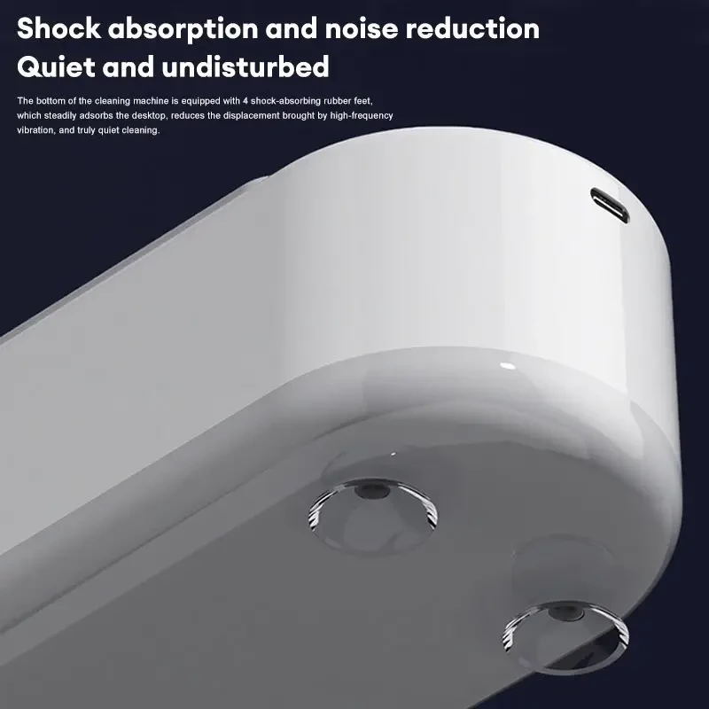 Portable Wireless Jewelry Cleaner - USB Rechargeable, 360 High-Efficiency Cleaning