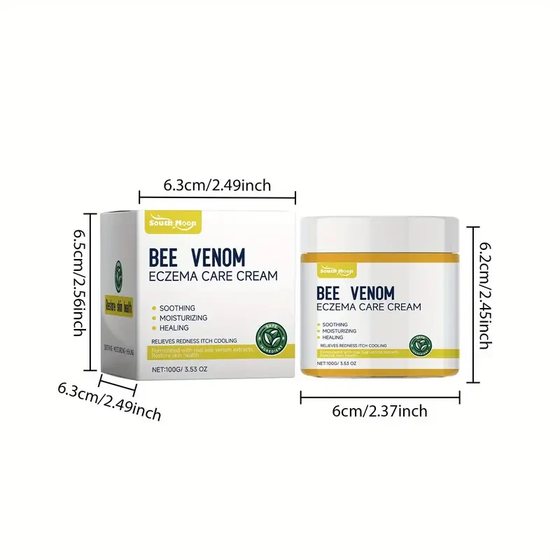 Bee Venom Eczema Care Cream - Soothing & Moisturizing Relief for All Skin Types