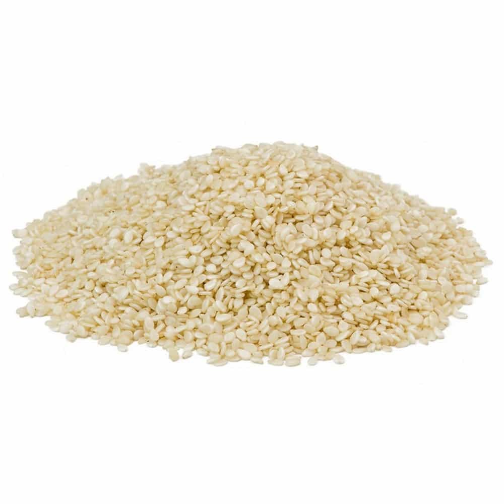 SESAME SEEDS WHITE HULLED 15KG
