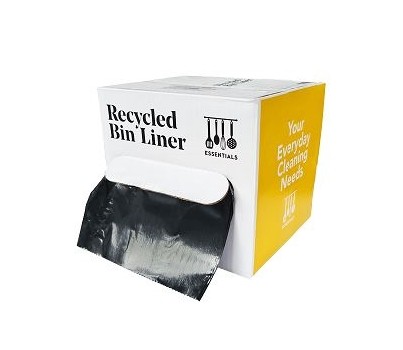 BAGS RUBBISH 800x1000MM BLACK 80L 100s (ESSENTIALS)