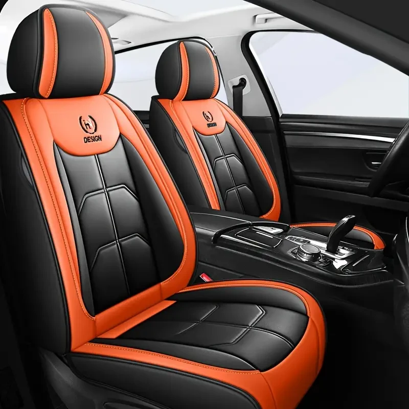 Luxury Premium PU Leather Front Seat Cover - Durable & Comfortable Universal Fit for Cars, SUVs, Vans & Trucks