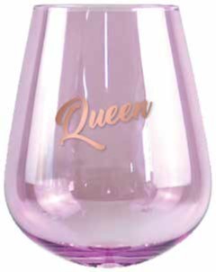 QUEEN STEMLESS COLOURED GLASS