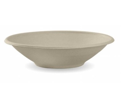 BOWLS BIOCANE NATURAL 24OZ 50s/SLV (BIOPAK B-BL-24-N-PF)