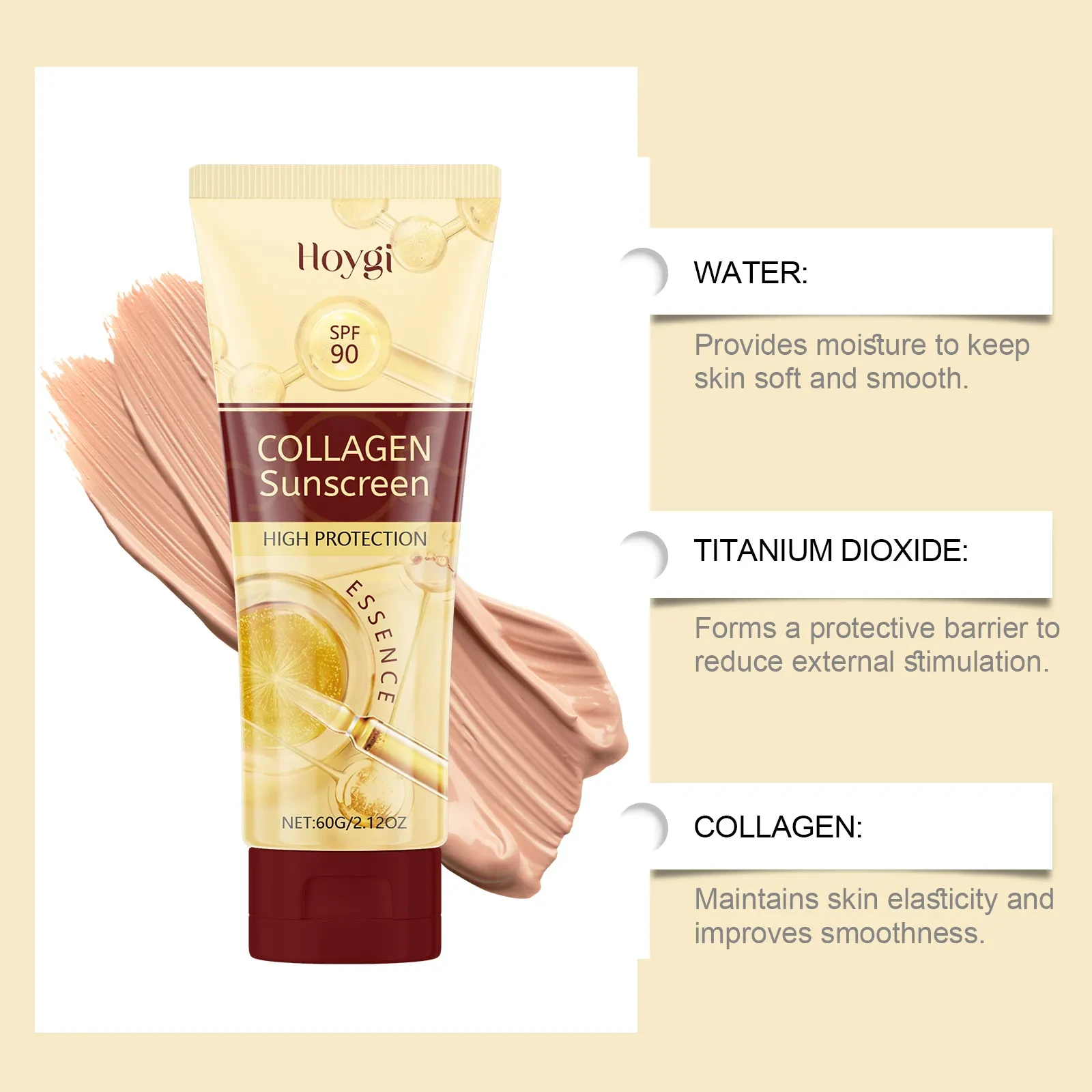 Face Protection Nourishing And Brightening Outdoor Isolation Sun Protection Lotion Natural Core Cream