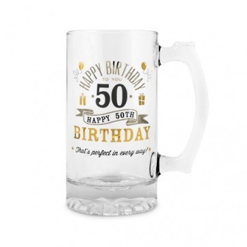 **HAPPY 50TH TANKARD