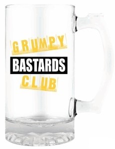GRUMPY BASTARDS CLUB TANKARD 490ML