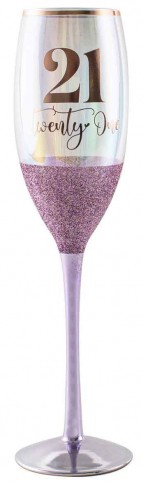 21ST GLITTERATI CHAMPAGNE GLASS 150ML