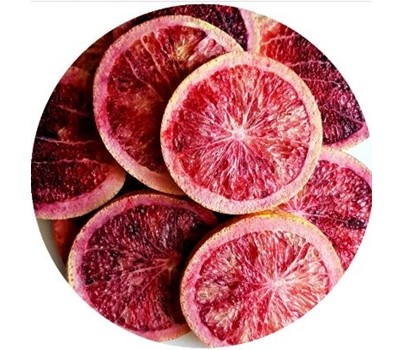 BLOOD ORANGE SLICES FREEZE DRIED 100GM (FRESH AS 3750-1)