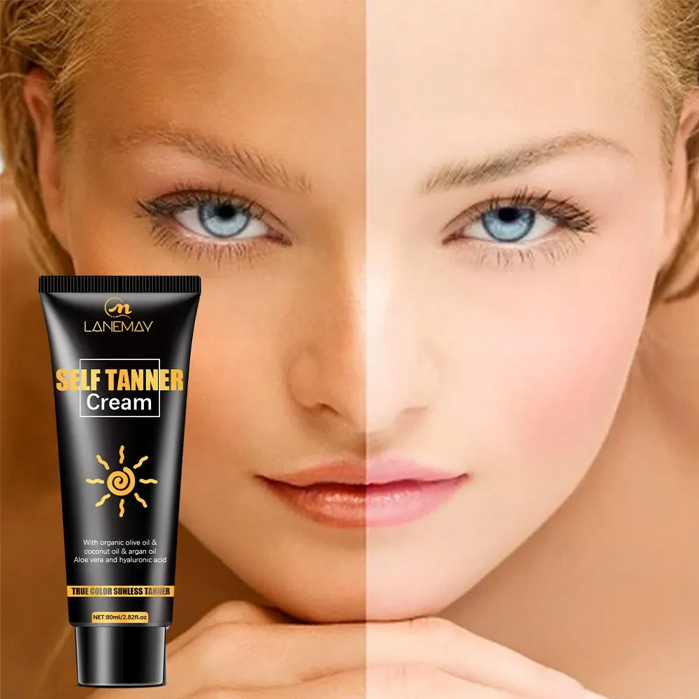 Black Cream Tanning Cream Wheat Color Sunbath