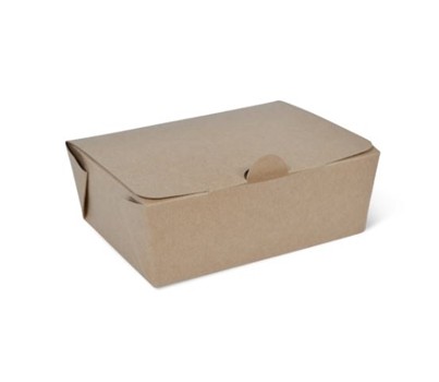BOXES TAKEAWAY BROWN SMALL 600ML 400s (DETPAK L295S0010)