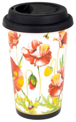POPPIES COLLECTION TRAVEL MUG