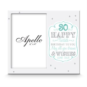 **30 MDF FRAME W/ GLITTER & DIAMANTES