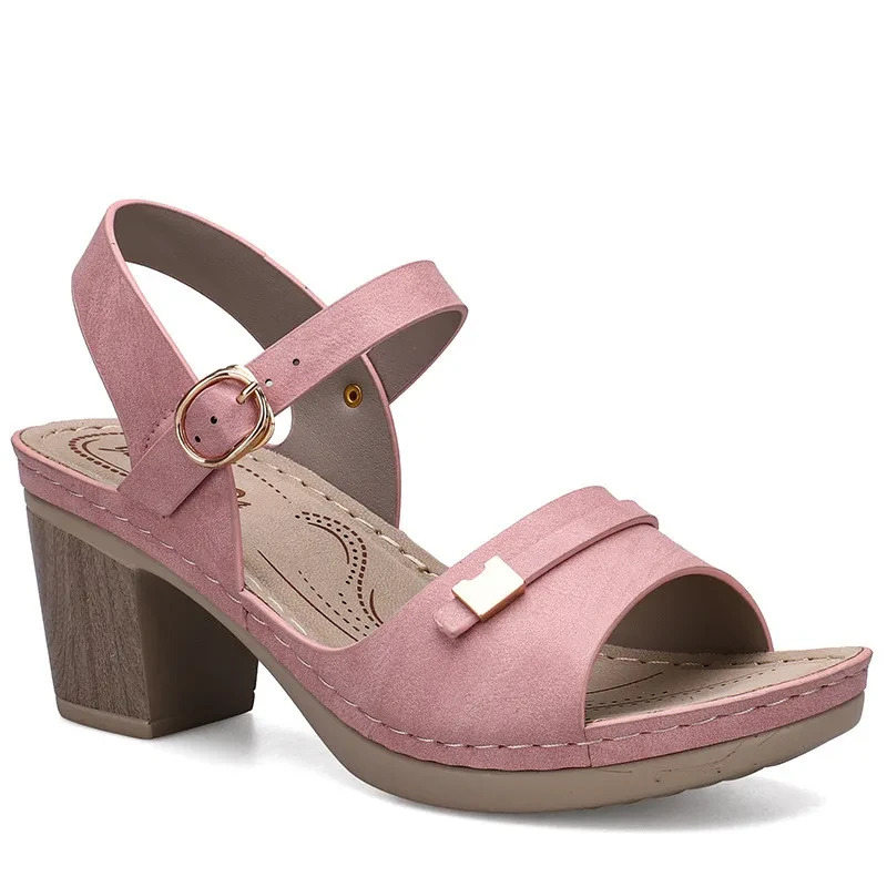 Women's Bohemian Thick Heel Sandals