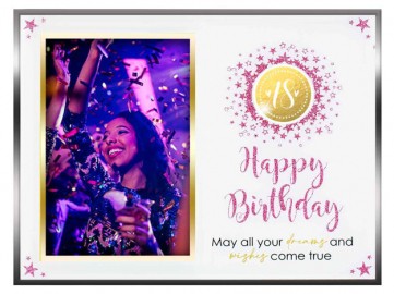 **18TH GLASS GLITTER PF 6X4