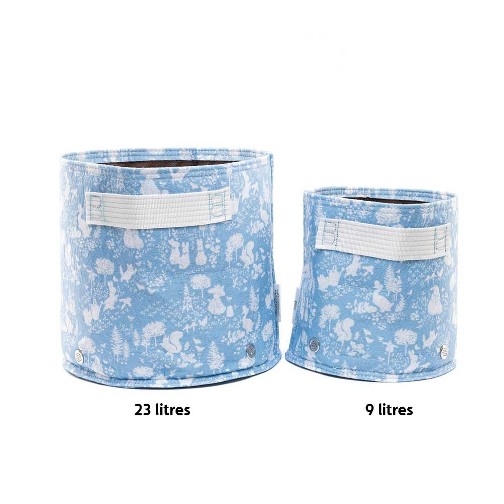 Eco Pot fabric: Beatrix Potter Small Blue