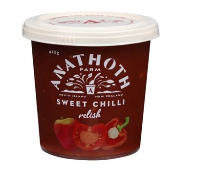 RELISH SWEET CHILLI 420GM (ANATHOTH 81041)