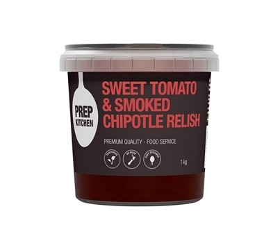 RELISH SWEET TOMATO&SMOKD CHIPOTLE 1KG (PREP KITCHEN 1200064