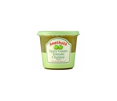 SPICY GREEN TOMATO RELISH 390GM (ANATOTH 81044)