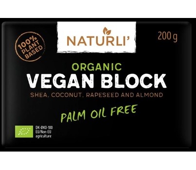 BUTTER ALTERNATIVE BLOCK VEGAN 200GMS (NATURLI 202620)[CHIL]