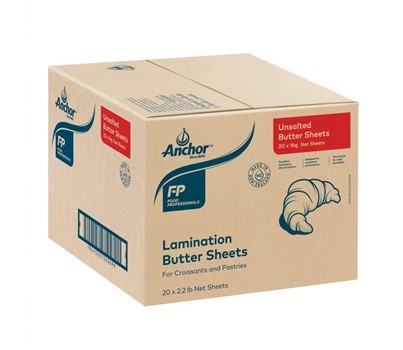 BUTTER UNSALTED SHEETS 1KG 20s (ANCHOR 123601) [CHIL]