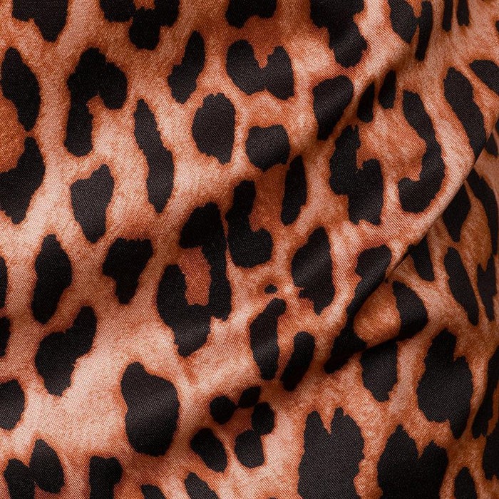 Men's Leopard Lapel Long Sleeve Casual Shirt