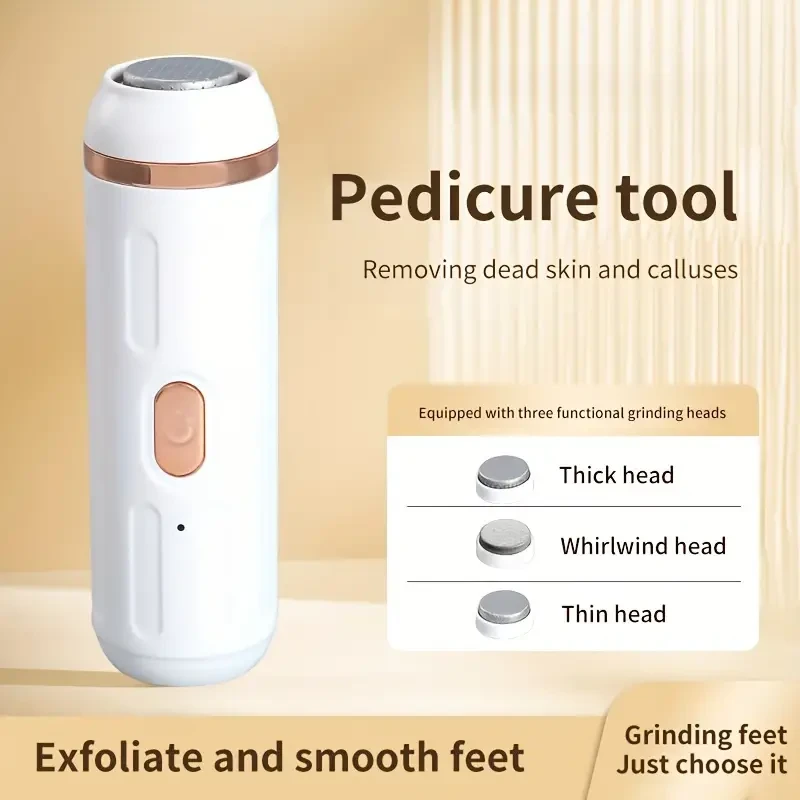 Electric Feet Callus Remover - Rechargeable Pedicure Tool for Smooth and Soft Feet