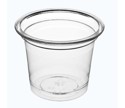 CUPS PORTION CLEAR 30ML 1OZ 100s/SLV (BONSON CV-PET-PC-1)