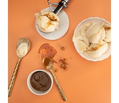 ICE CREAM BURNT BUTTER & CARAMEL SWIRL 5L (LEWIS ROAD 655)