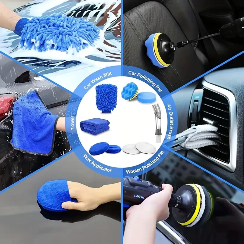 27pcs Ultimate Car Detailing Kit - Complete Cleaning Set
