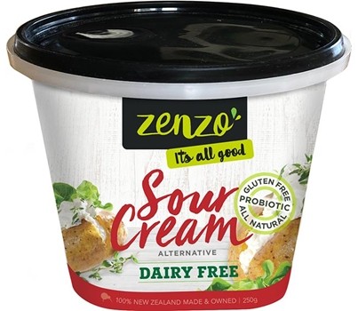 SOUR CREAM DAIRY FREE VEGAN 250GM (ZENZO 8003) [CHIL]
