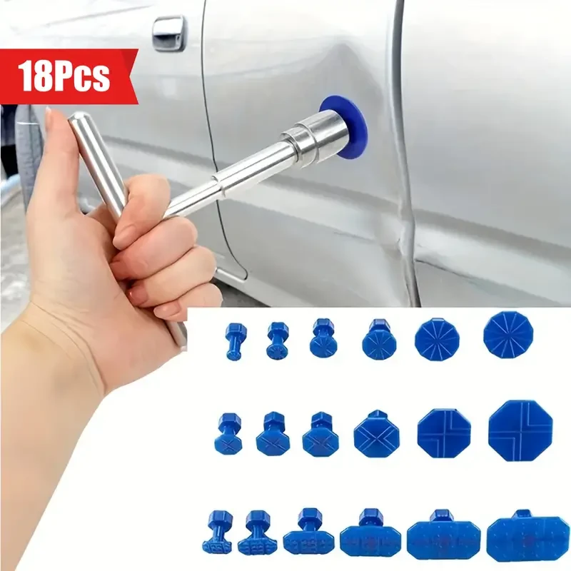 Universal Car Dent Puller - 18pc DIY Paint-Safe Repair Kit