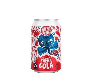 COLA KARMA CANS 330ML 12s (KARMA DRINKS KC12330C)