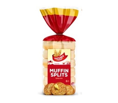 MUFFIN ENGLISH SPLITS 6s (NATURE FRESH 184278)