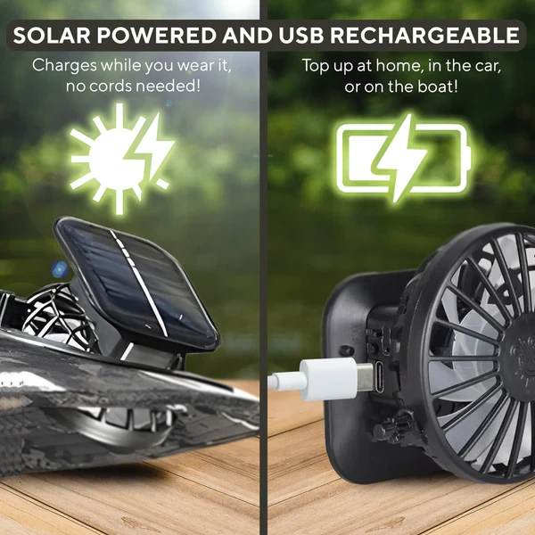 Colitt - Fishing Hat With Built In Fan