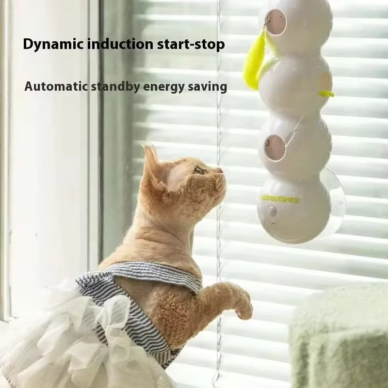 Whirlie Smart Motion Cat Toy with Worm Design