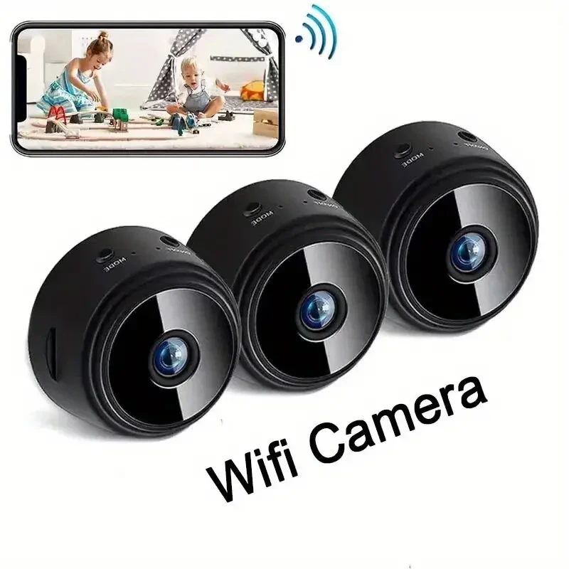 Wireless Smart Security Camera - 2.4GHz WiFi, Indoor/Outdoor, Remote App Access