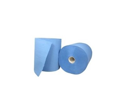 TOWEL PAPER ROLL FEED 210MMX150M 2PLY BLUE 6s (MATTHEWS)