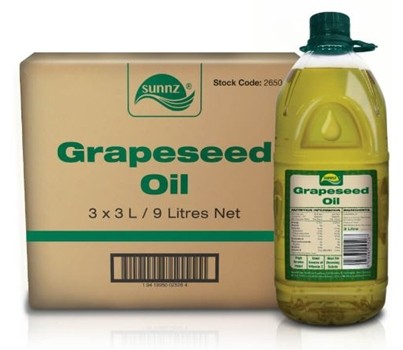 OIL GRAPESEED 3L (SUNNZ 2650)