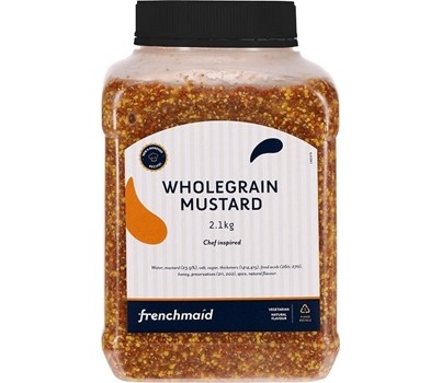 MUSTARD WHOLEGRAIN 2.1KG (FRENCHMAID 10010298)